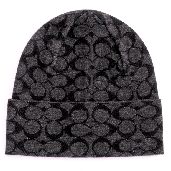 🎉 HP 🎉 🆕 Coach Signature Knit Beanie - Picture 8 of 8